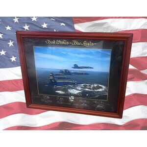 Blue Angels 60th Anniversary Framed Print 22x18 – 1946–2006, Facsimile Signed